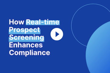 Prospect Screening in Real Time for Effective Risk Management